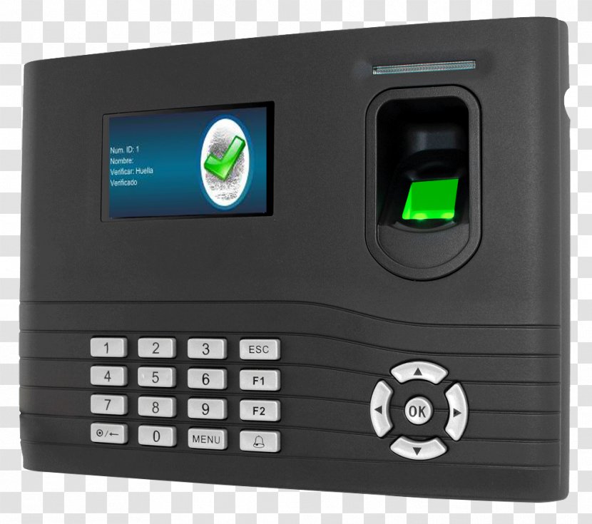 Fingerprint Time And Attendance Zkteco Access Control Biometrics - Hardware - Firecontrol System Transparent PNG