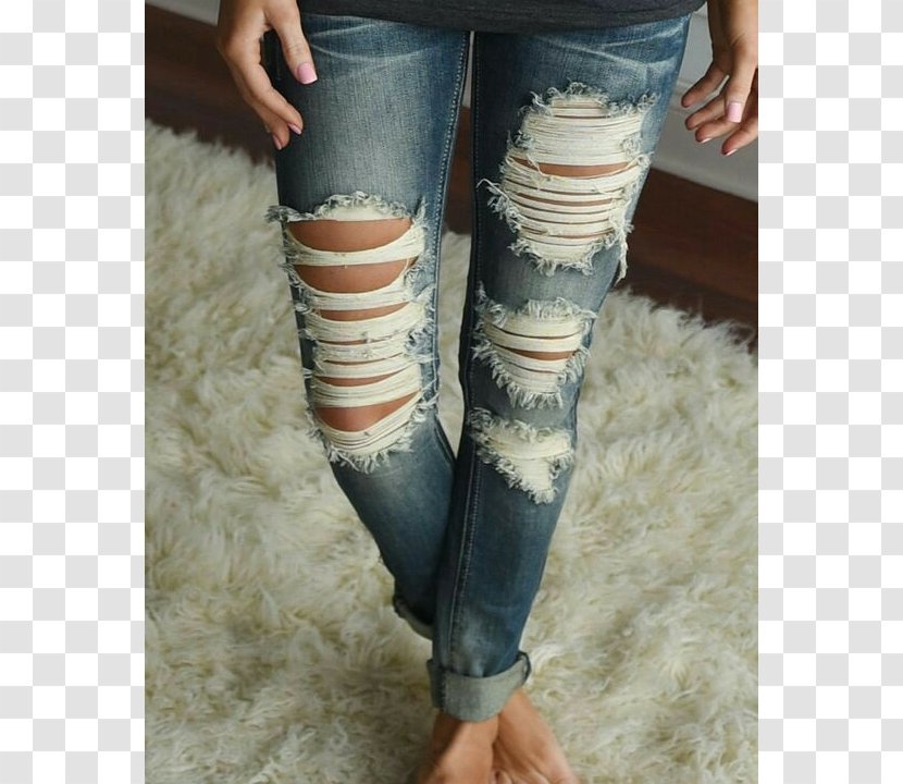 Jeans Slim-fit Pants Clothing Denim - Flower Transparent PNG