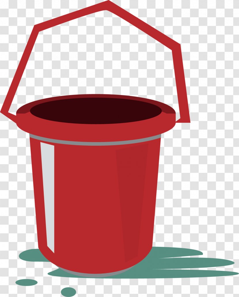 Firefighting Fire Bucket - Vector Transparent PNG