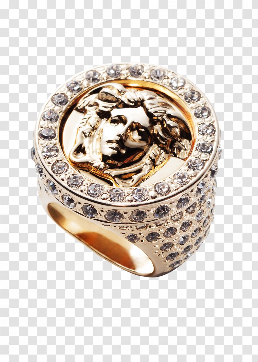 Versace Fashion Jewellery Engagement Ring - Rings - Wedding Transparent PNG