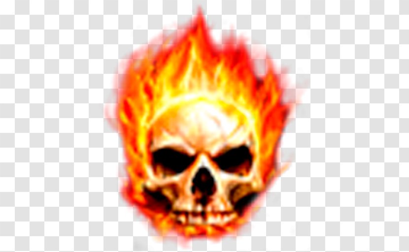 Skull Desktop Wallpaper Fire Flame Live Transparent PNG