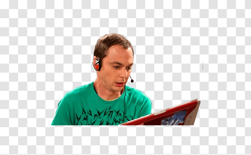 Sheldon Cooper Telegram Microphone Sticker Application Programming Interface - Neck - Bazinga Transparent PNG