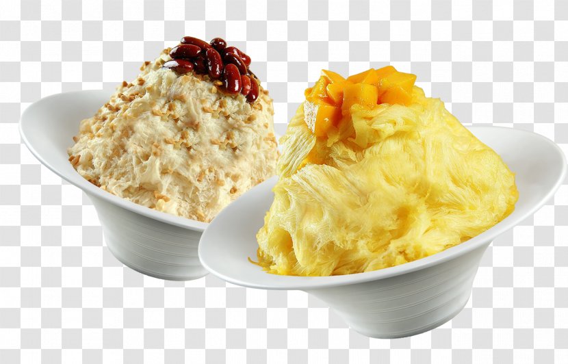 Ice Cream Smoothie Baobing Matcha Mango - Dish - Summer Transparent PNG