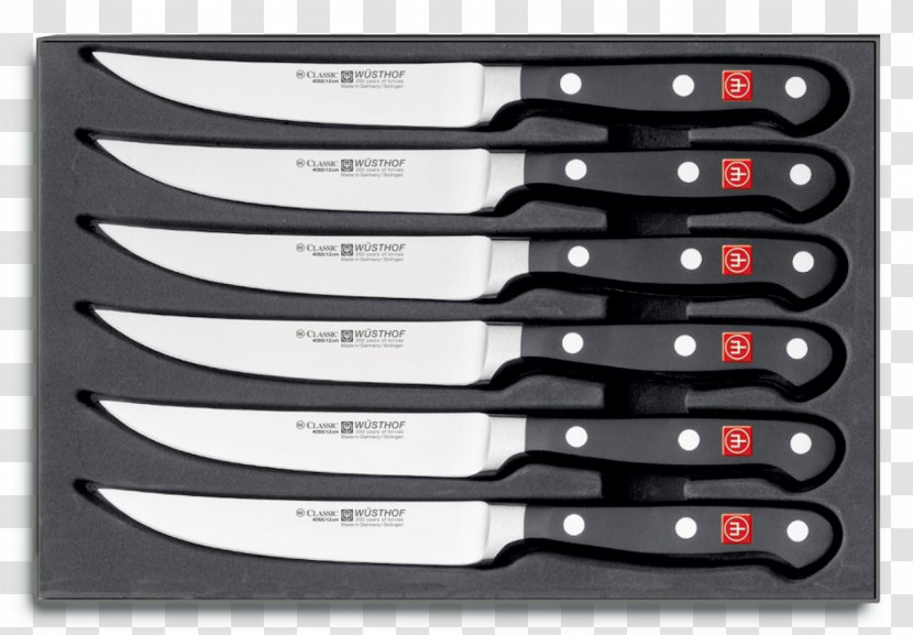 Steak Knife Serrated Blade Wüsthof Cutlery Transparent PNG