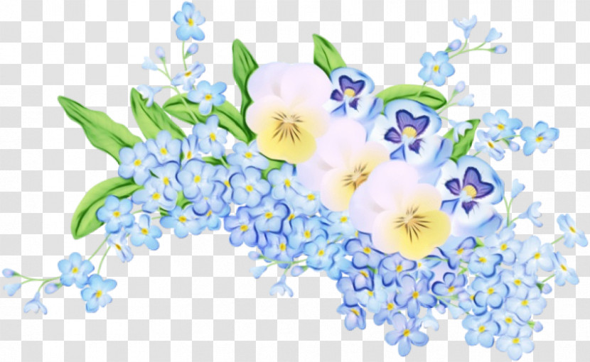 Blue Flower Plant Cut Flowers Delphinium Transparent PNG