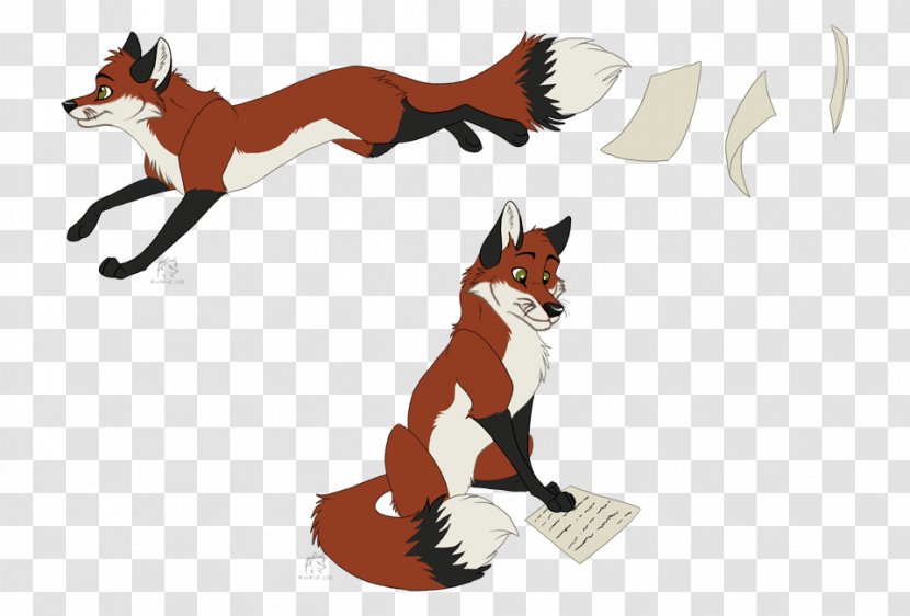 Red Fox Animated Cartoon Fauna - Business Transparent PNG