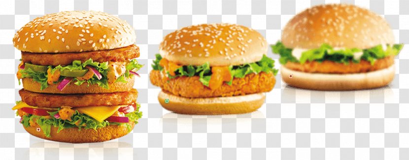 Veggie Burger Hamburger McDonald's Quarter Pounder Whopper Big Mac - King - Indian Fast Food Transparent PNG