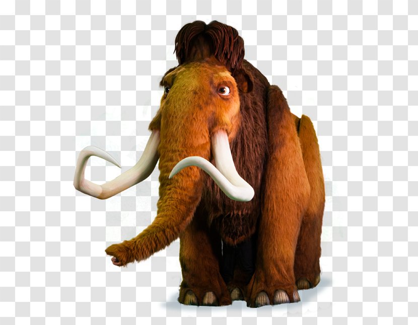 Woolly Mammoth Manfred Sid Ice Age Elephant - Dawn Of The Dinosaurs Transparent PNG