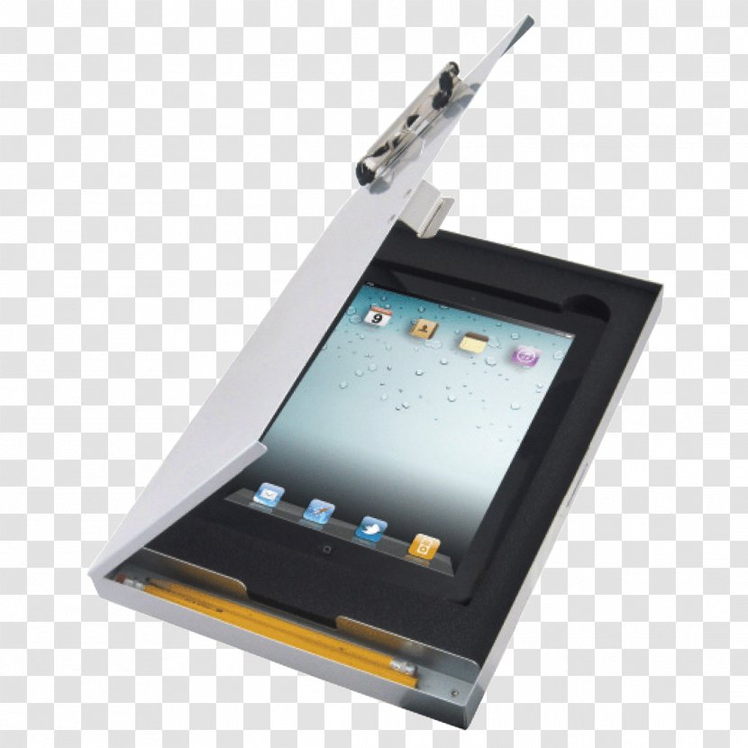 IPad 2 Aluminium Recycling Clipboard - Computer - Compartment Transparent PNG