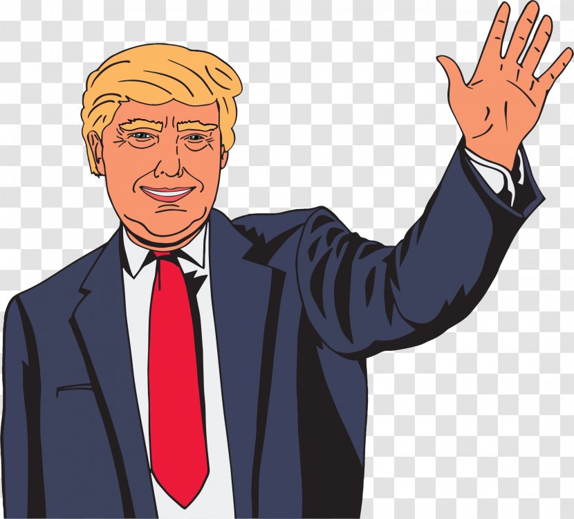 United States Donald Trump Cartoon Clip Art - Entrepreneur - Celebrity Cliparts Transparent PNG