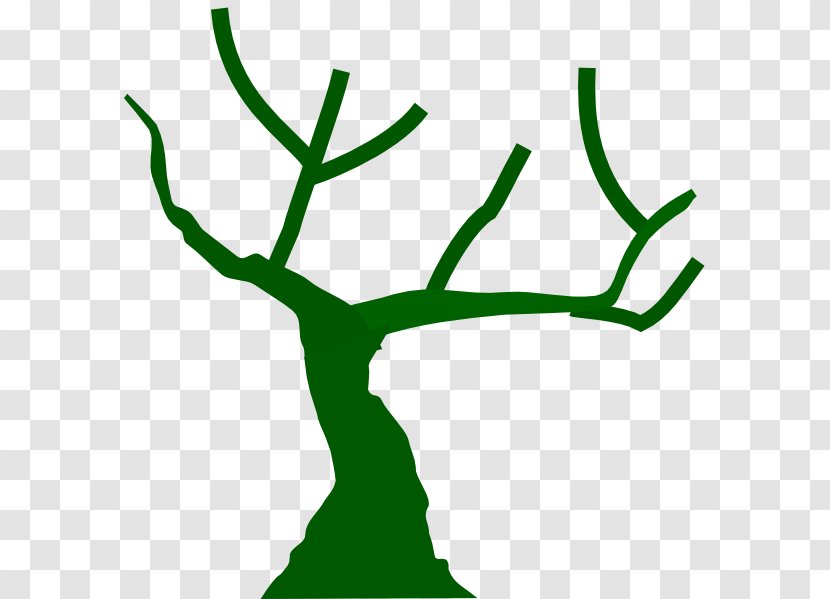 Trunk Tree Clip Art - Leaf - Green Branches Transparent PNG