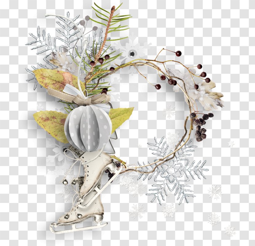 Twig Christmas Clip Art - Flower - Reklam Transparent PNG