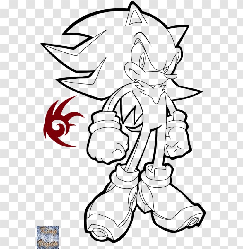 Shadow The Hedgehog Super Sonic Colors - Line Art - Amy Brown Elementary Teacher Resume Transparent PNG