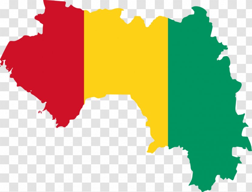 Flag Of Guinea Vector Graphics Map - The Democratic Republic Congo Transparent PNG