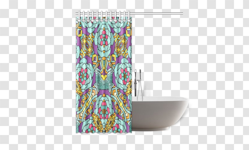 Douchegordijn Shower Curtain Rectangle Transparent PNG