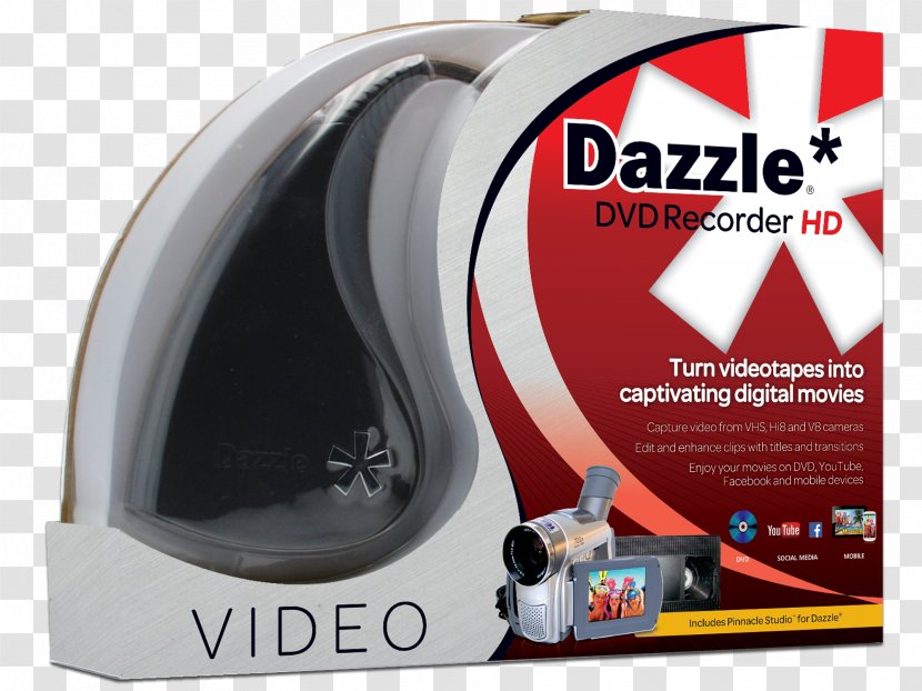 VHS Video Capture Dazzle DVD Recorder HD Pinnacle Systems - Dvd - Device Driver Transparent PNG