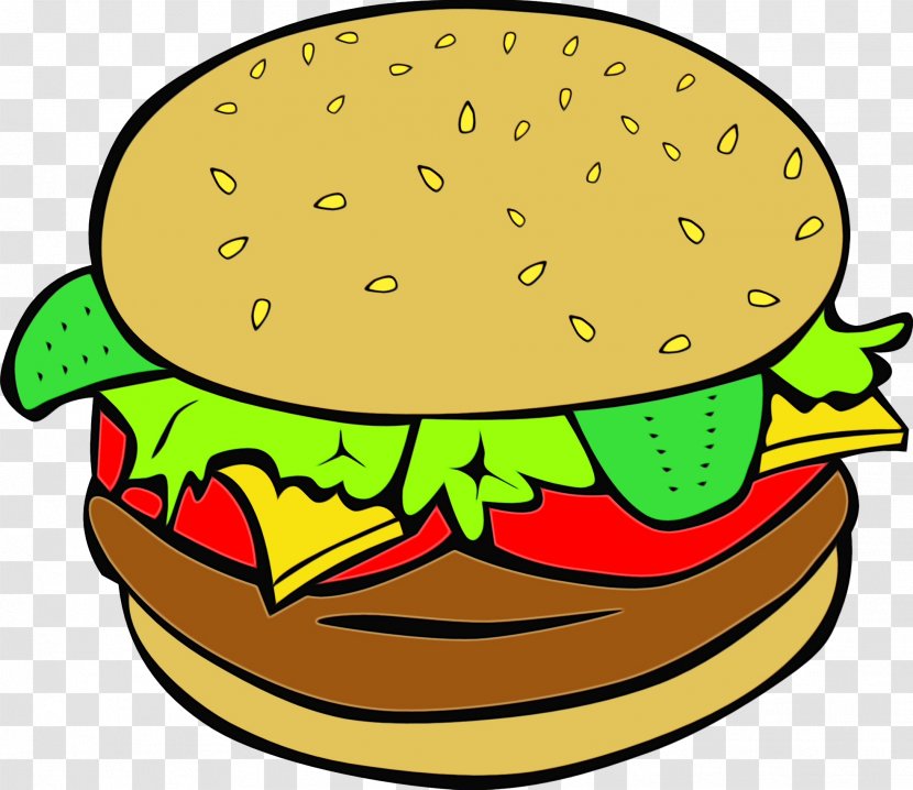 Junk Food Cartoon - Sandwich - Finger American Transparent PNG