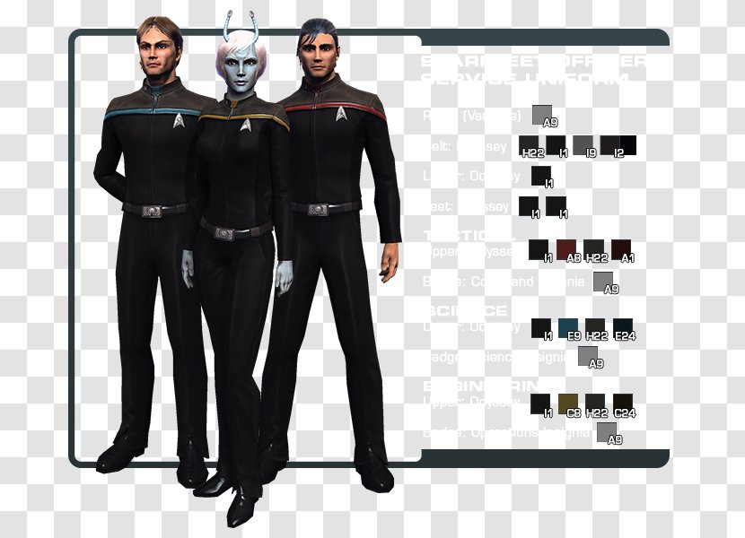 Star Trek Online Uniforms James T. Kirk Costume - Clothing - Starfleet Symbol Transparent PNG