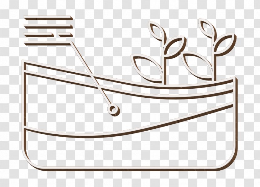Agricultural Icon Agriculture Cultivated - Cultivation - Rectangle Line Art Transparent PNG