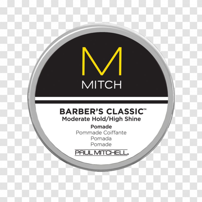 Paul Mitchell Mitch Barber's Classic Pomade Hair Styling Products Reformer Clean Cut - Yellow Transparent PNG