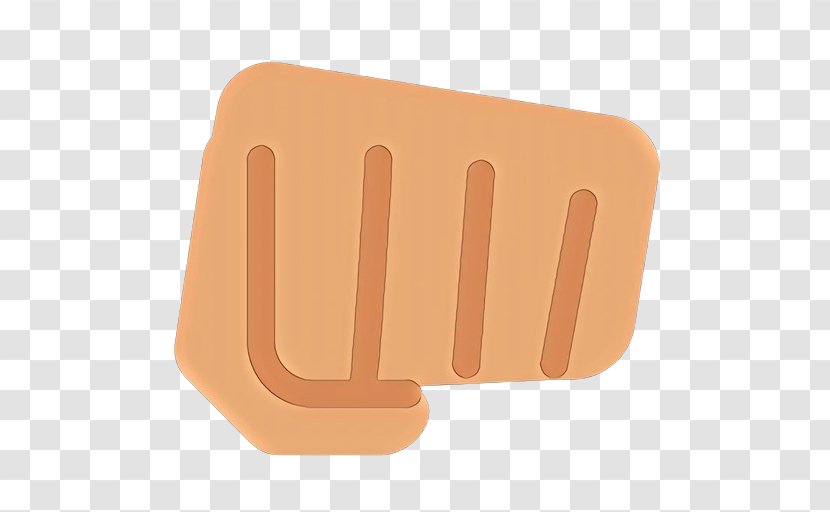 Orange Background - Rectangle - Beige Finger Transparent PNG