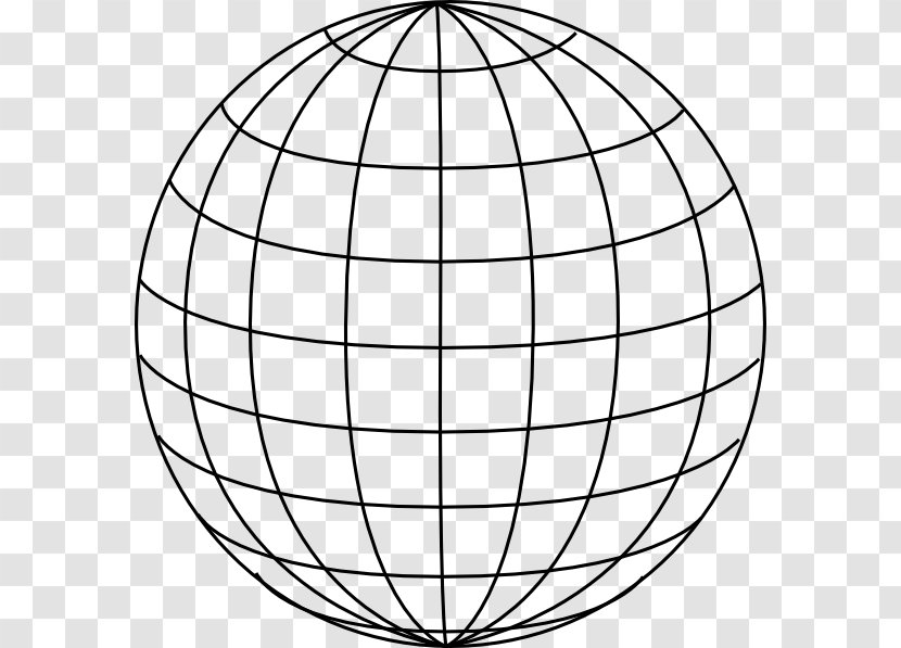 Globe World Clip Art - Sphere - Vector Material Wireframe Transparent PNG