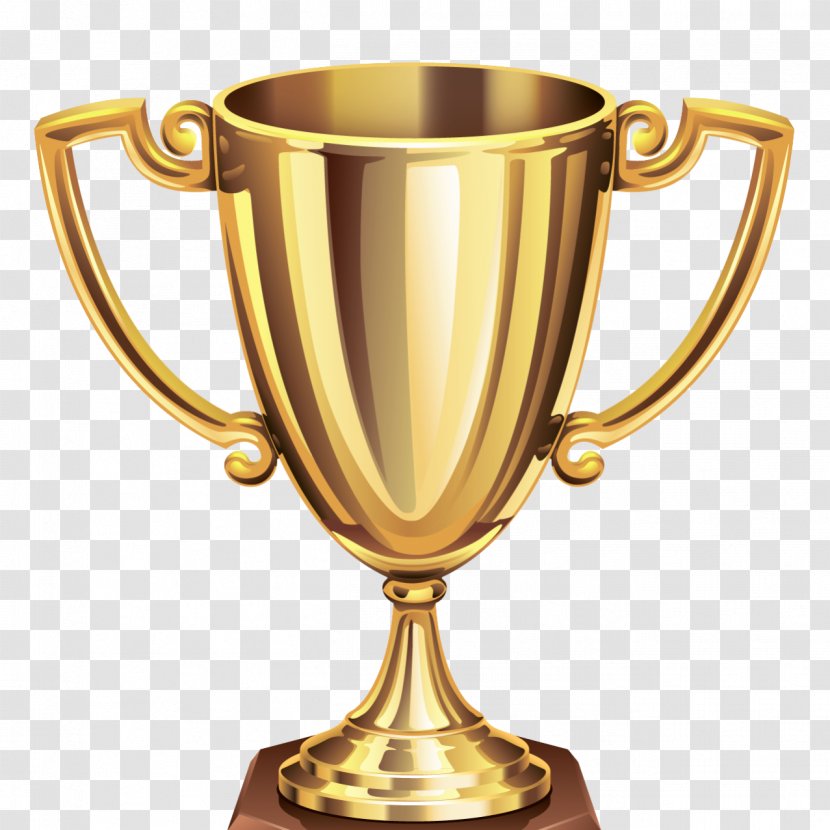 Trophy Award Cup Clip Art - Gold Medal Transparent PNG