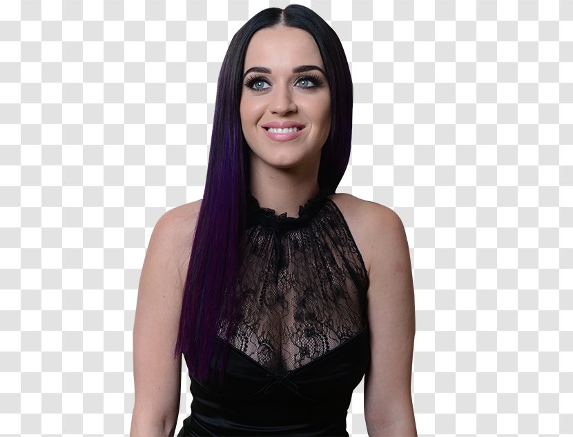 Katy Perry American Idol Ombré Hairstyle Blue Hair - Cartoon Transparent PNG