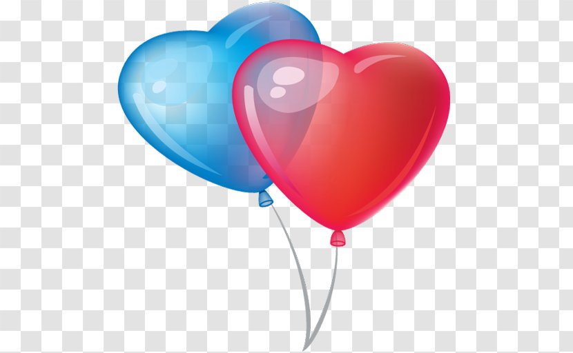 Valentine's Day Balloon Heart Clip Art - Greeting Note Cards Transparent PNG