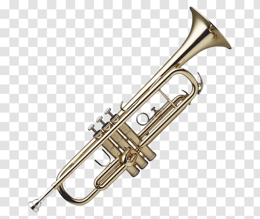 Piccolo Trumpet Brass Instruments Musical Cornet - Flower Transparent PNG