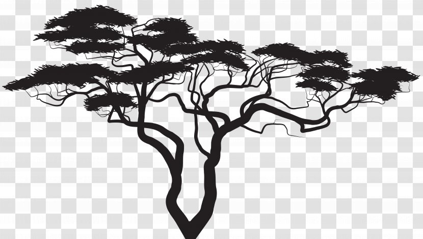 Silhouette Tree Royalty-free Clip Art - Exotic Image Transparent PNG