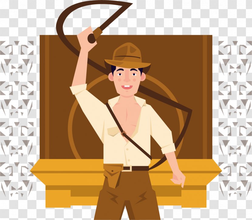 Vector Egypt Tomb Cowboys - Frame - Tree Transparent PNG