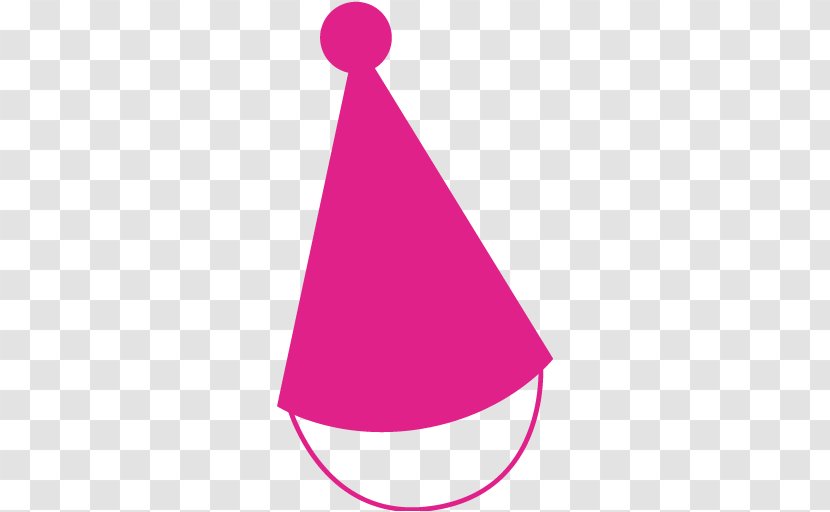 Party Hat Clip Art - Pink - Clipart Transparent PNG