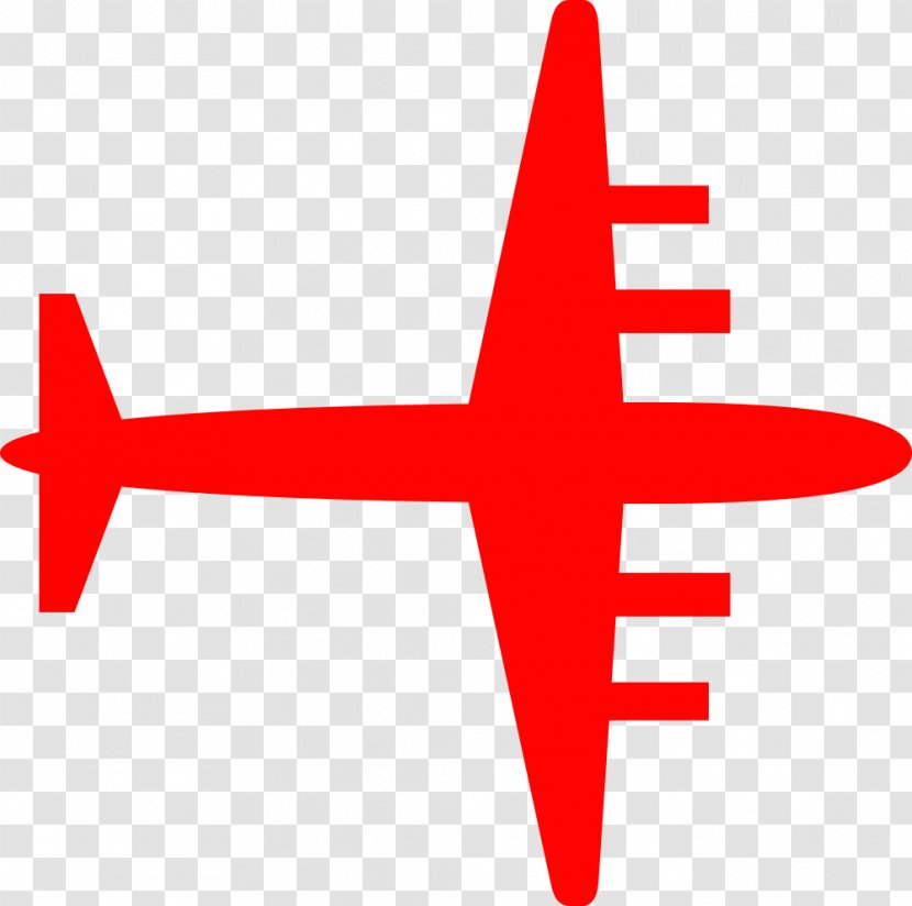 Aircraft Airplane Silhouette Clip Art - Sky - Plane Transparent PNG