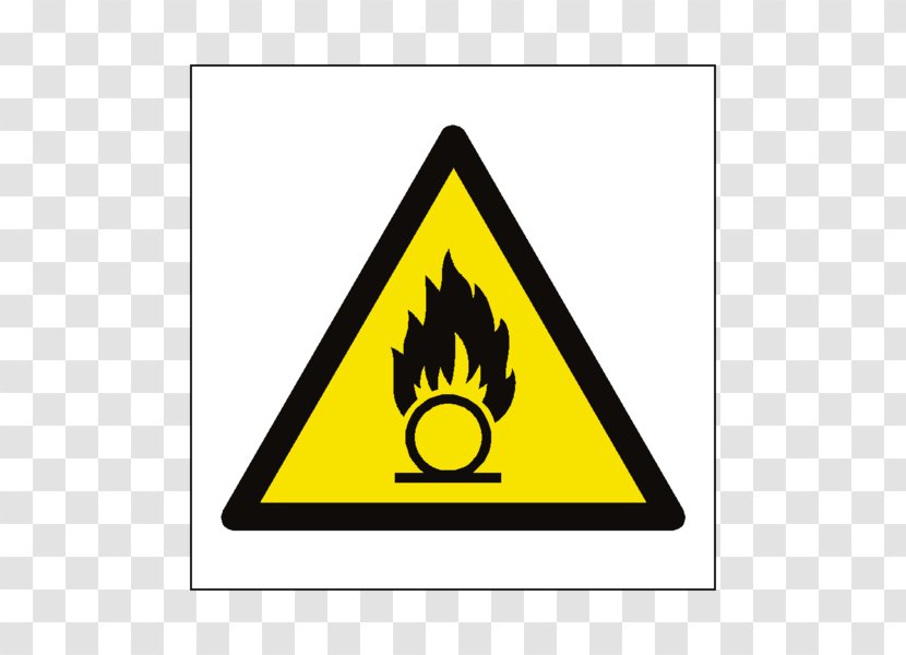 Hazard Symbol Combustibility And Flammability Oxidizing Agent Dangerous Goods - Sign Transparent PNG