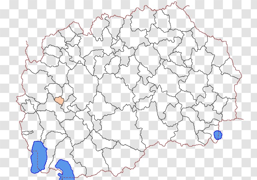 Polog Statistical Region Pelagonia Southwestern - Tetovo Municipality - Map Transparent PNG