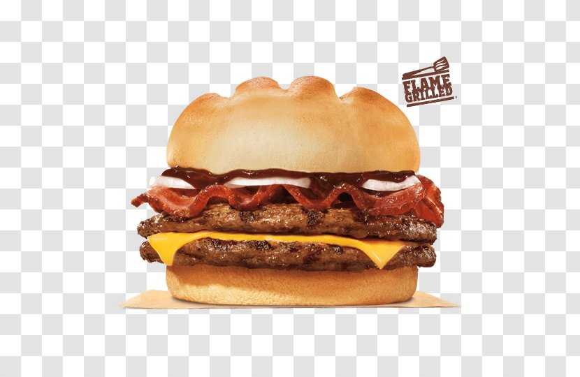 Cheeseburger Whopper Hamburger Big King Bacon - Burger Transparent PNG