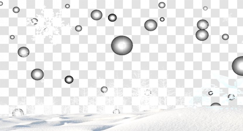 White Bathroom Sink Pattern - Winter Snow Scenery Transparent PNG