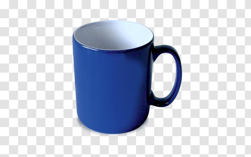 Mug Coffee Cup Blue Ceramic Paper - Tableware Transparent PNG
