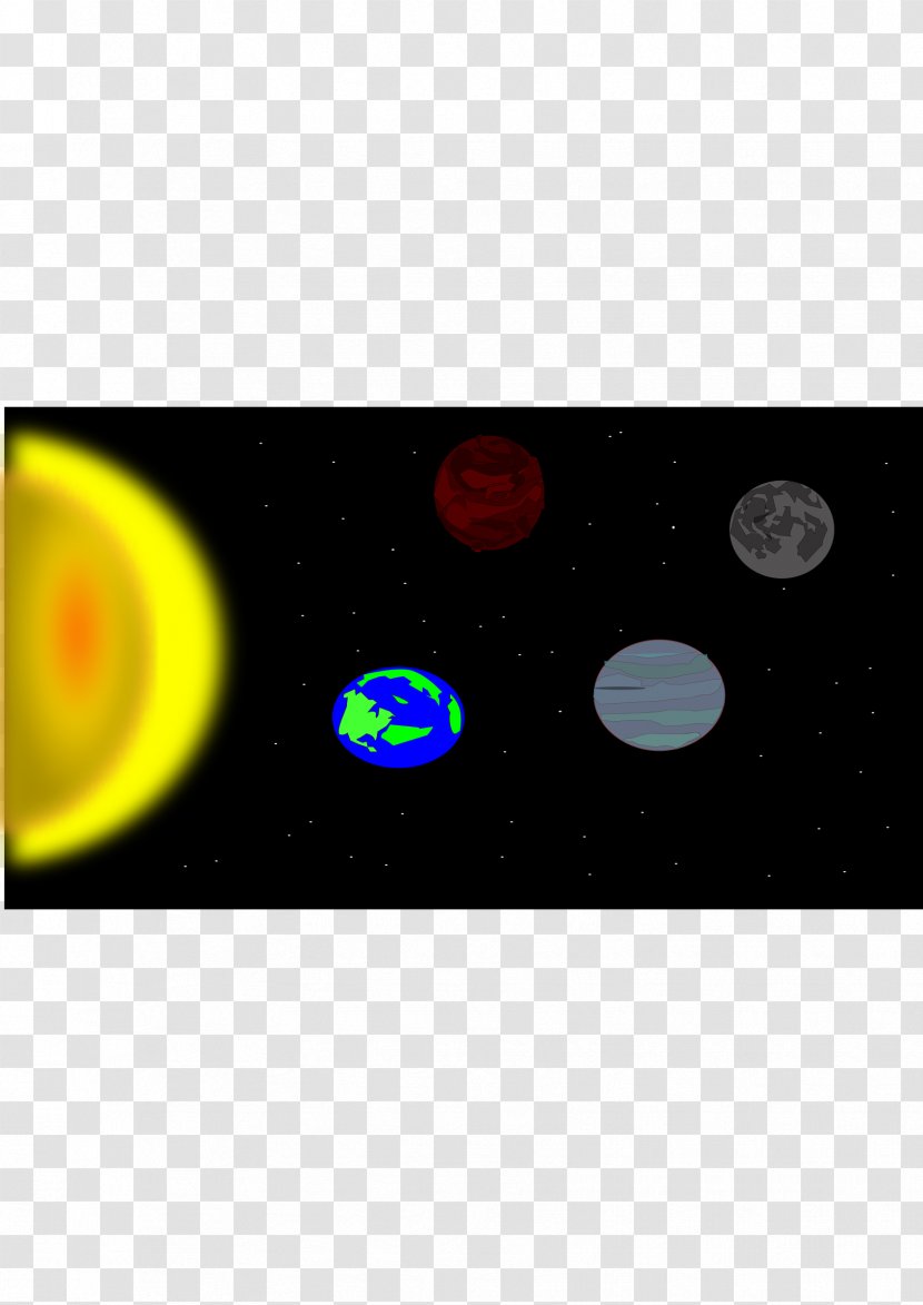 Solar System Model Signage Clip Art - Blog Transparent PNG