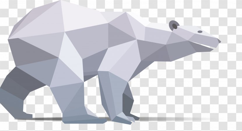 Baby Polar Bear Vector Graphics Illustration Transparent PNG
