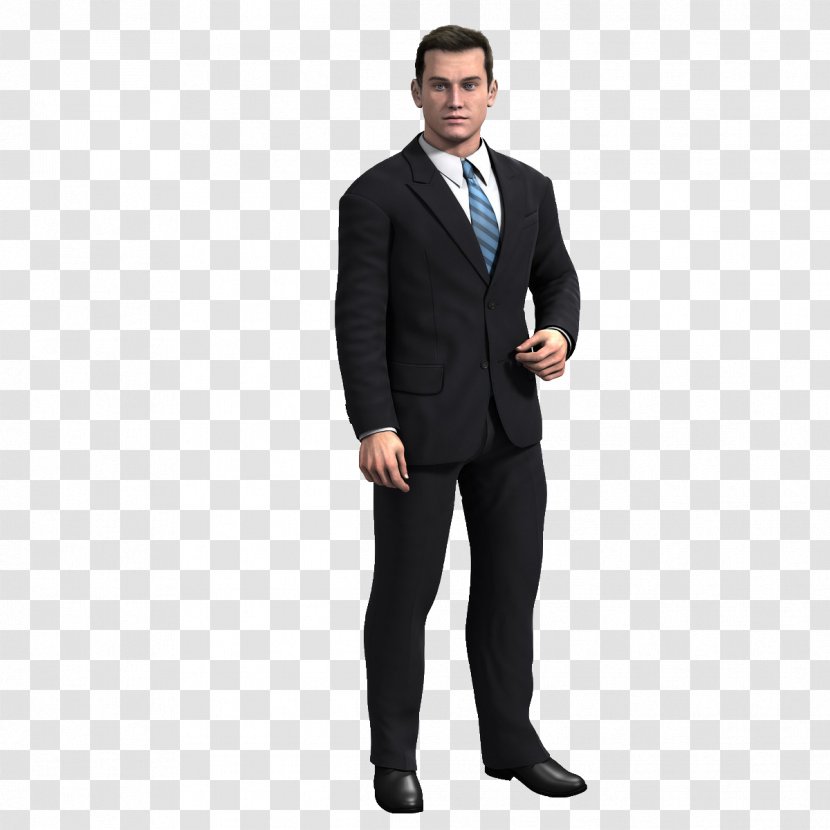 Guess Jeans 3D Modeling Slim-fit Pants Suit - Businessperson - Gentleman Transparent PNG