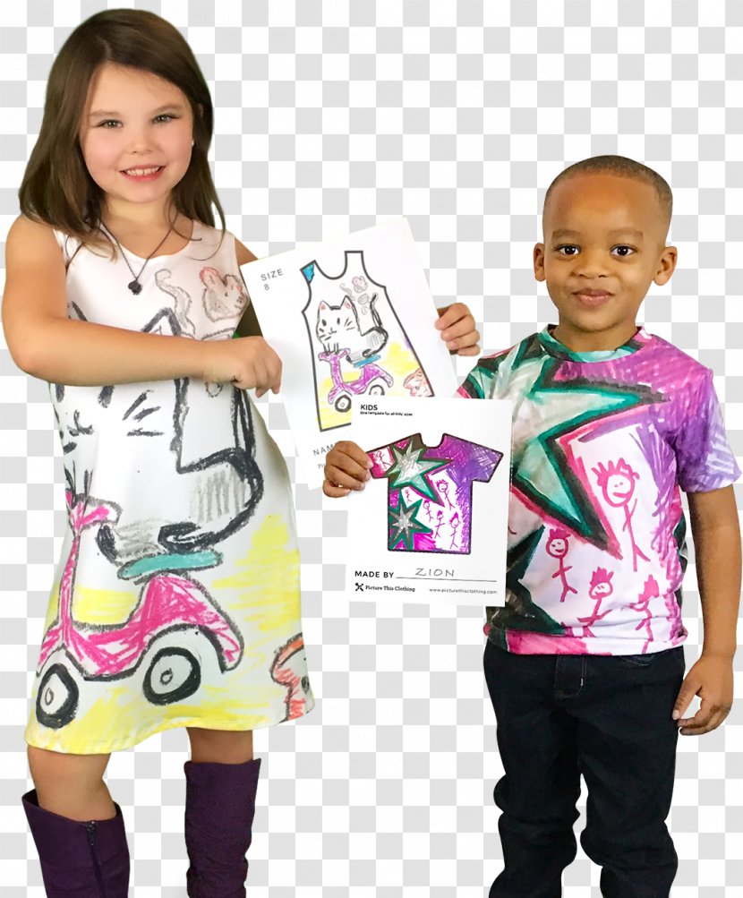 The Dress Children's Clothing Designer - Heart - Colorful Fashion Gift Voucher Transparent PNG