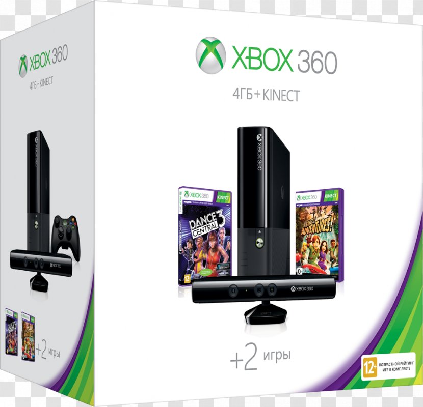 Kinect Adventures! Sports Microsoft Xbox 360 E 4GB - Multimedia Transparent PNG