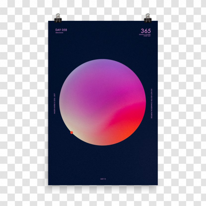Sphere Sky Plc - Violet - Poster Mock Up Transparent PNG