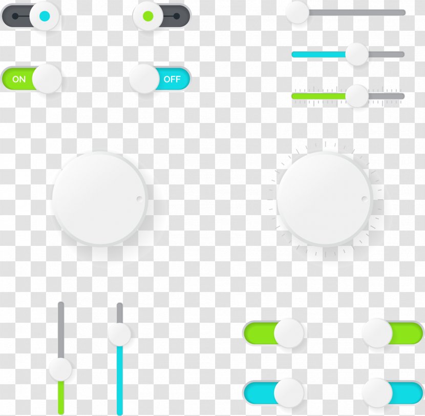 Scrollbar Button Scrolling - Green - Vector Web Buttons Transparent PNG