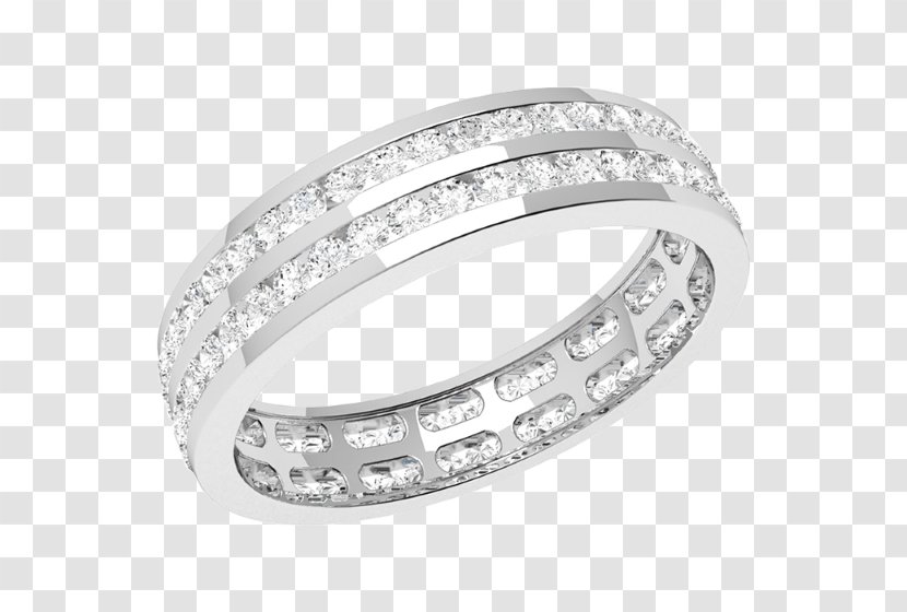 Wedding Ring Jewellery Platinum Diamond - Gemstone - Eternity Rings Transparent PNG