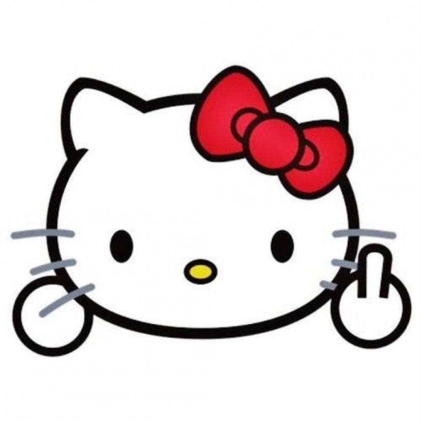 Hello Kitty Drawing Sticker - Heart Transparent PNG