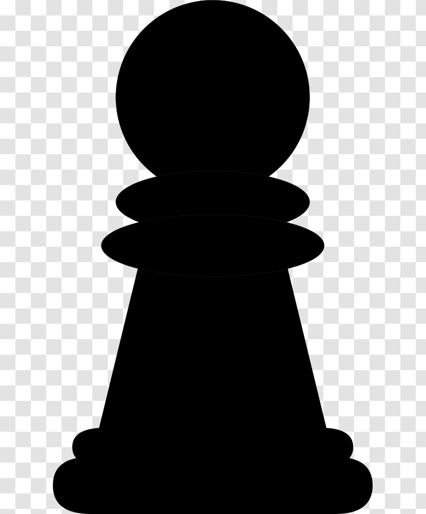 Black And White Clip Art - Chess Piece - Silhouette Transparent PNG