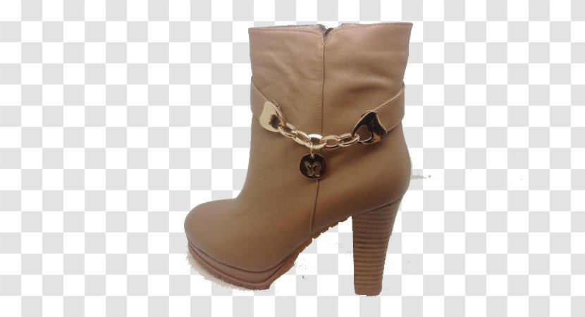 Boot High-heeled Footwear Dress - Gratis - Brown Boots Transparent PNG